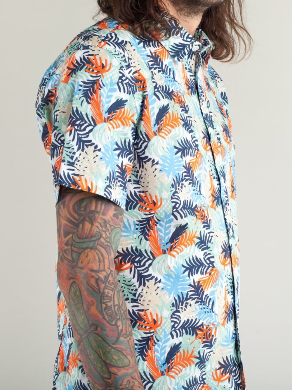 Corridor NYC Fern Hawaiian Shirt in Medium